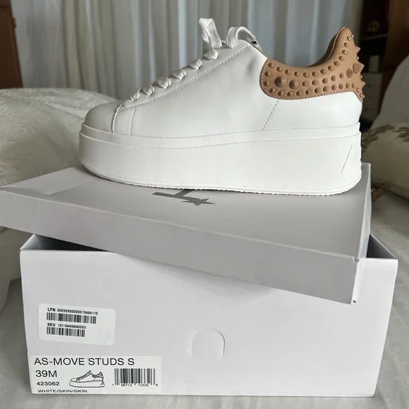ミツ！ Ash | Shoes | Ash Move Studded Leather Platform Sneaker